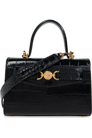 VERSACE Dames, Tassen, Zwart, Maat: ONE Size Leer