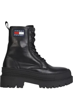 Tommy Hilfiger Dames, Schoenen, Zwart, Maat: 36 EU Leer