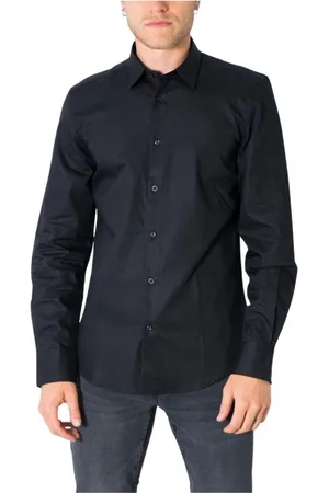 Antony Morato Heren, Overhemden, Zwart, Maat: XS Katoen