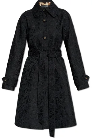 Dolce & Gabbana Dames, Mantels, Zwart, Maat: S Katoen