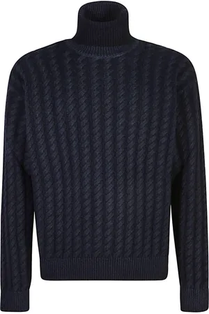 BARENA Heren, Truien, Blauw, Maat: S Wol