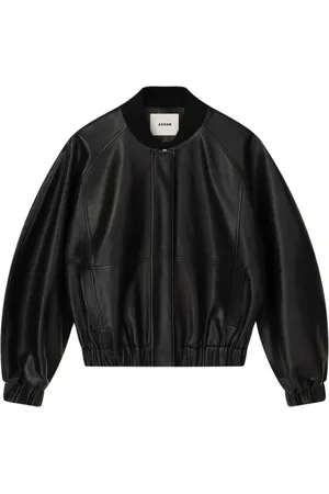 AERON Dames, Jassen, Zwart, Maat: L Leer