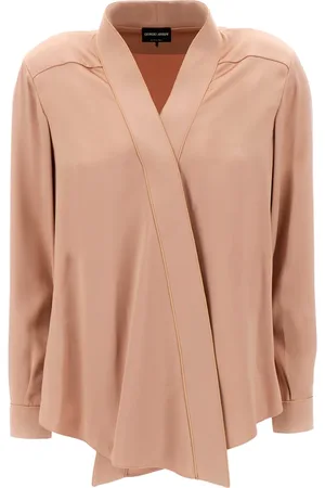 Giorgio Armani Dames, Blouses & Shirts, Bruin, Maat: 2XS
