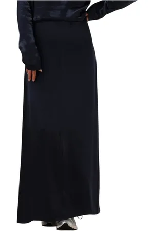 Modstrom Dames, Rokken, Blauw, Maat: L Poliester