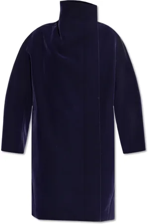 Alaïa Dames, Mantels, Blauw, Maat: XS Wol