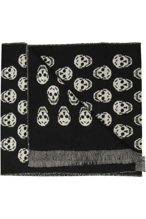 Alexander McQueen Heren, Accessoires, Zwart, Maat: ONE Size Wol