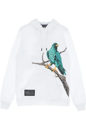 DOLLY NOIRE Heren, Sweatshirts & Hoodies, Wit, Maat: L Katoen