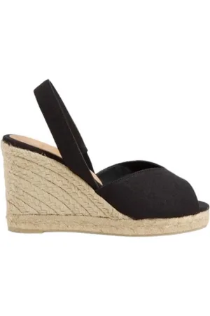 Castaner Dames, Schoenen, Zwart, Maat: 38 EU Katoen