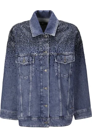 7 for all Mankind Dames, Jassen, Blauw, Maat: M Denim