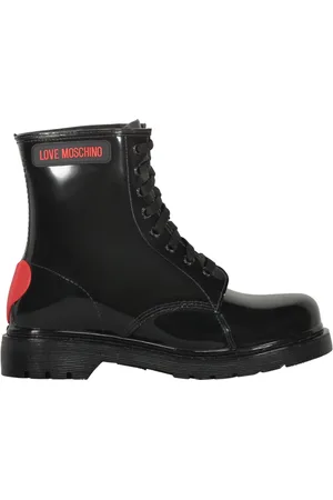 Moschino Dames, Schoenen, Zwart, Maat: 41 EU Leer