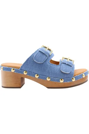 DWRS Dames, Schoenen, Blauw, Maat: 41 EU Leer