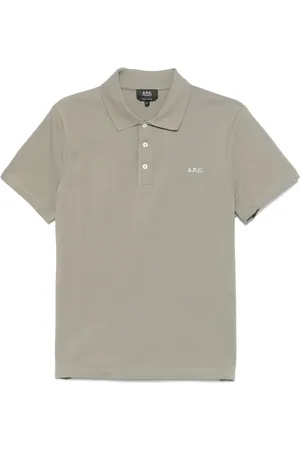 A.P.C. Heren, Tops, Groen, Maat: L Katoen