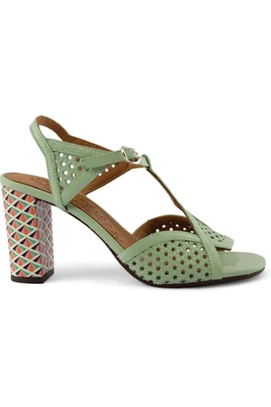 Chie Mihara Dames, Schoenen, Groen, Maat: 36 EU Leer