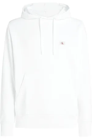 Calvin Klein Heren, Sweatshirts & Hoodies, Wit, Maat: XS Katoen