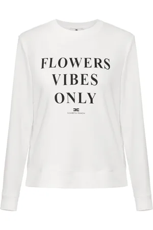 Elisabetta Franchi Dames, Tops, Wit, Maat: M Satijn