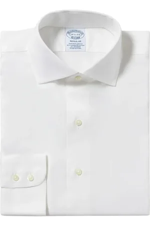 Brooks Brothers Heren, Overhemden, Wit, Maat: 2XL Katoen