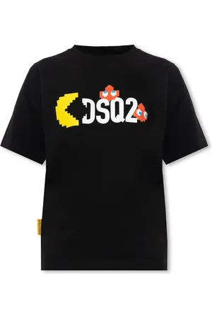 Dsquared2 Dames, Tops, Zwart, Maat: M Katoen