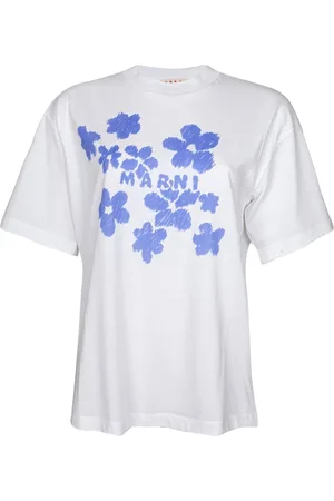 Marni Dames, Tops, Wit, Maat: 2XS Katoen