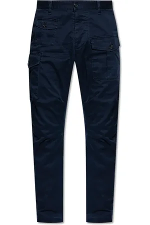 Dsquared2 Heren, Broeken, Blauw, Maat: 2XL Katoen