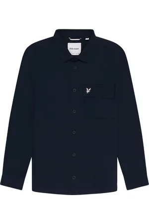 Lyle & Scott Heren, Overhemden, Blauw, Maat: M