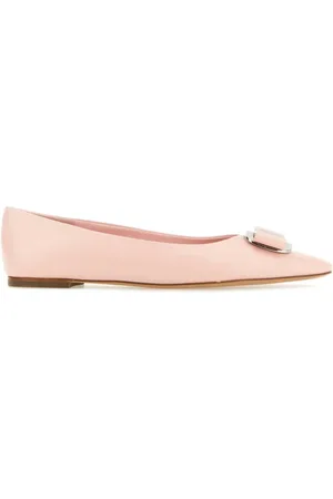 Salvatore Ferragamo Dames, Schoenen, Roze, Maat: 36 1/2 EU Leer