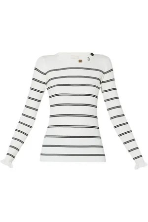 Liu Jo Dames, Truien, Wit, Maat: L Viscose