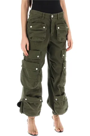 Dsquared2 Dames, Broeken, Groen, Maat: XS Katoen