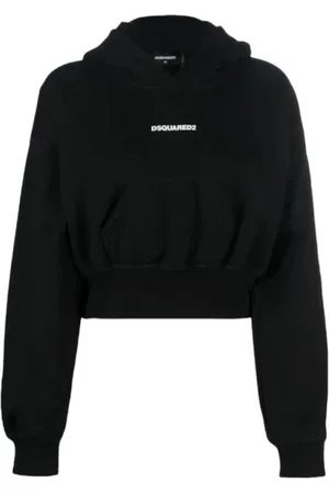 Dsquared2 Dames, Sweatshirts & Hoodies, Zwart, Maat: S Katoen