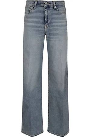 7 for all Mankind Dames, Jeans, Blauw, Maat: W27 Denim