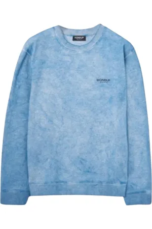 Dondup Heren, Sweatshirts & Hoodies, Blauw, Maat: L