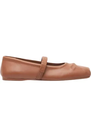Marni Dames, Schoenen, Bruin, Maat: 41 EU Leer