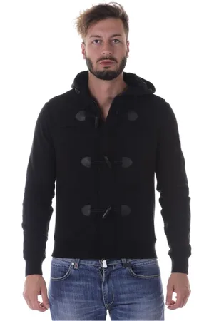 Emporio Armani Heren, Sweatshirts & Hoodies, Zwart, Maat: M Katoen