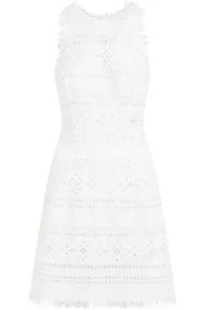 ERMANNO SCERVINO Dames, Jurken, Wit, Maat: S Poliester