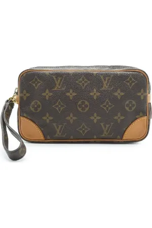 LOUIS VUITTON Dames, Pre-owned, Zwart, Maat: ONE Size Leer