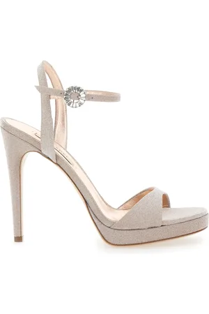 Casadei Dames, Schoenen, Grijs, Maat: 37 1/2 EU Leer