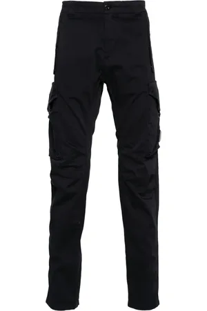 C.P. Company Heren, Broeken, Blauw, Maat: XL Katoen