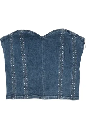 Liu Jo Dames, Tops, Blauw, Maat: S Denim