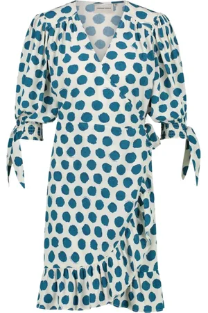 Fabienne Chapot Dames, Jurken, Blauw, Maat: XS Viscose