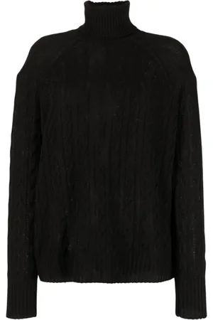 Etro Dames, Truien, Zwart, Maat: L Kasjmier