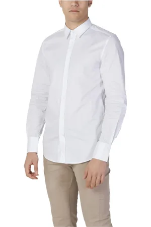 Antony Morato Heren, Overhemden, Wit, Maat: XL Katoen
