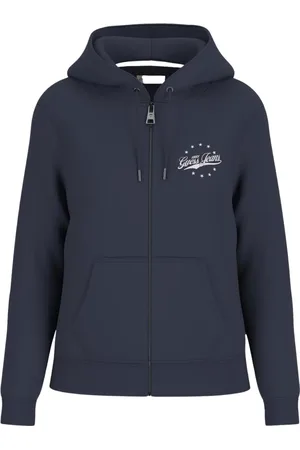 Guess Dames, Sweatshirts & Hoodies, Blauw, Maat: M