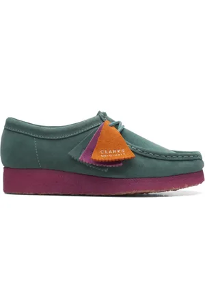 Clarks Dames, Schoenen, Groen, Maat: 40 EU Leer