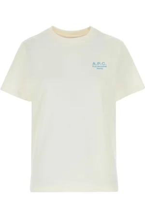 A.P.C. Heren, Tops, Wit, Maat: 2XL Katoen
