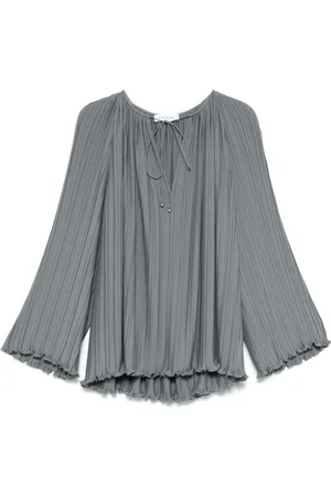 Lanvin Dames, Blouses & Shirts, Grijs, Maat: S Poliester