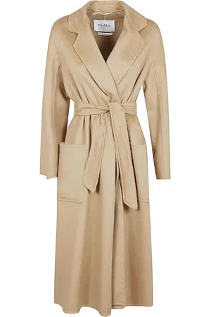 Max Mara Dames, Mantels, Bruin, Maat: XS Wol