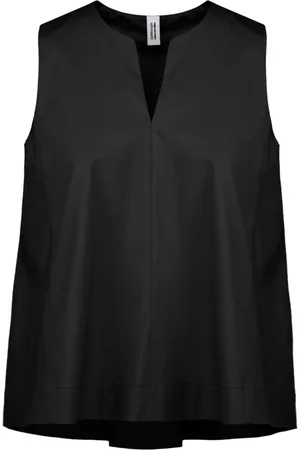 Bomboogie Dames, Tops, Zwart, Maat: XL Katoen