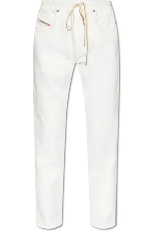 Diesel Dames, Broeken, Wit, Maat: W25