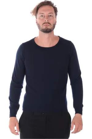 D.A. Daniele Alessandrini Heren, Truien, Blauw, Maat: XL Wol