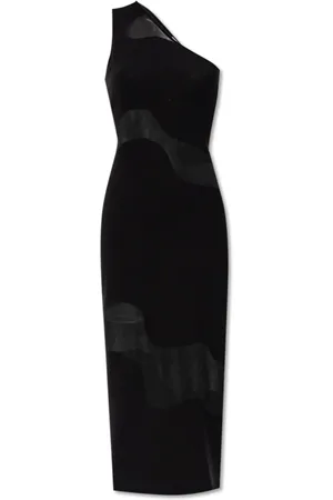 Cult Gaia Dames, Jurken, Zwart, Maat: M Nylon