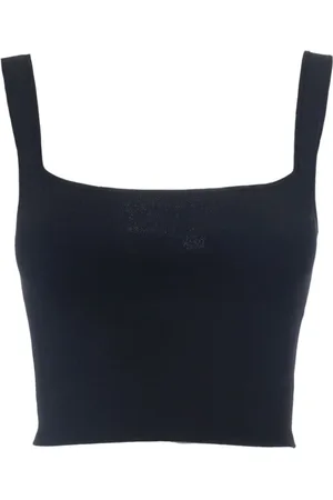 Max Mara Dames, Tops, Zwart, Maat: 2XL Viscose